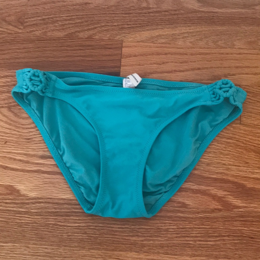 Blue bikini bottom